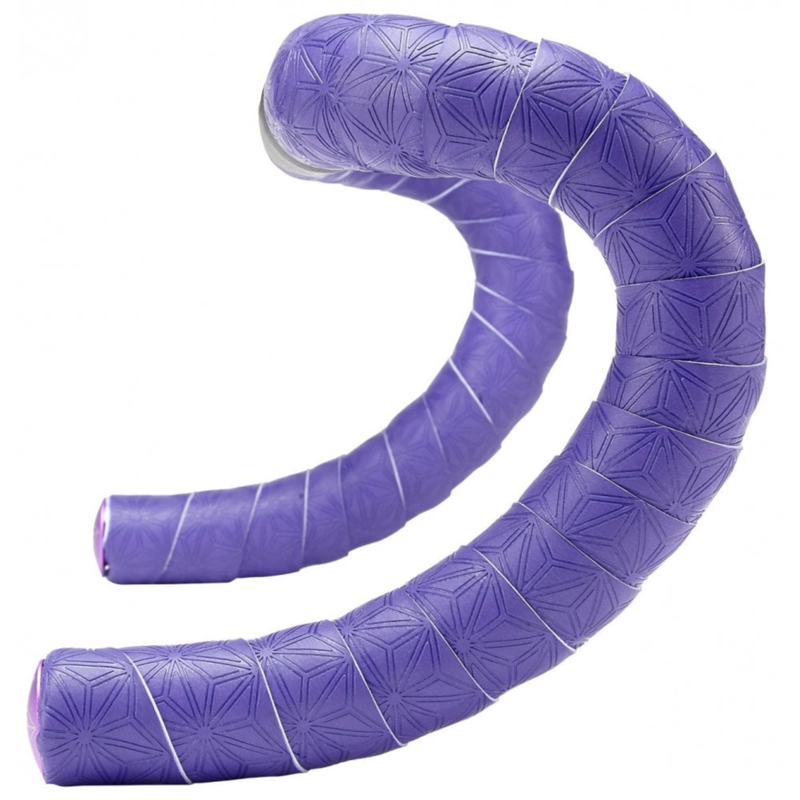 Supacaz Super Sticky Kush Road Bar Tape Neon Purple/Purple Plugs